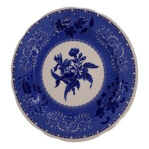 The Spode Blue Room Collection Camila Traditional Plate, Dishwasher/Freezer/Micr